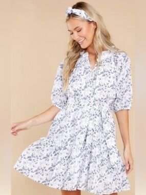 Cleobella cottagecore floral dress